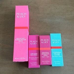 New! Bundle of Peach & Lily products